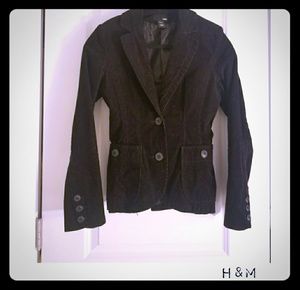 Black Corduroy blazer